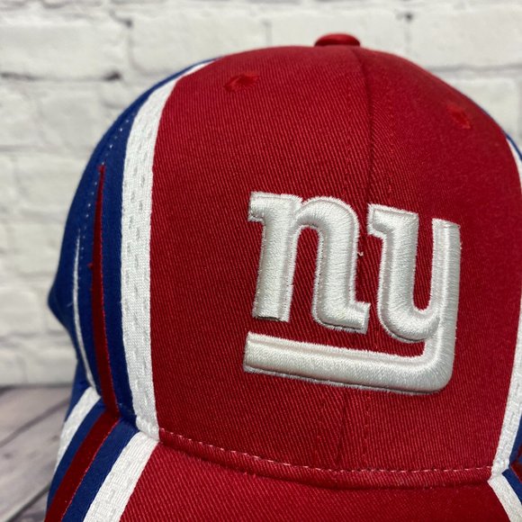Reebok NY Giants Hat Cap Youth Strap Back Red White Blue Team Apparel One Size - Picture 6 of 10